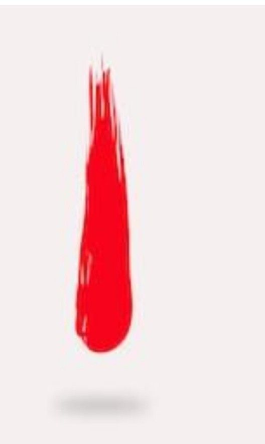 an image of a red liquid drop on a white background