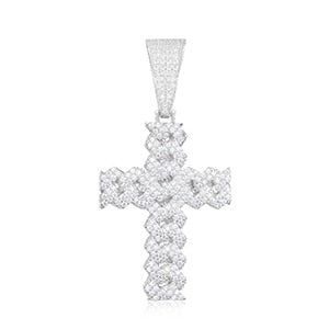 The iced out hip hop cross pendant features dozens of shining Moissanite stones set in a striking cross design, that catch the light and sparkle as you move. This cross pendant is the perfect accessory for the modern and stylish person who wants to make a statement with their jewelry. The pendant is perfect for any occasion. Description Moissanite Stones Clear Color Stones Cross Pendant Sterling Silver Weight About 12.6g Length 58mm Width 30mm Includes Rope Chain GRA Certified Diamond Cross Necklace Iced Out, Silver Iced Out Cross Pendant Necklace, White Diamond Cross Pendant Necklace, Iced Out Cubic Zirconia Cross Pendant Necklace, Iced Out Cross Necklace With Cubic Zirconia, Iced Out Diamond White Cross Jewelry, White Iced Out Cross Jewelry, Luxury Diamond White Cross Pendant Necklace, White Cross Necklace With Diamond Accents