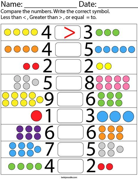 a worksheet with numbers to be colored