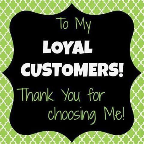 a sign that says to my loyal customers thank you for choosing me