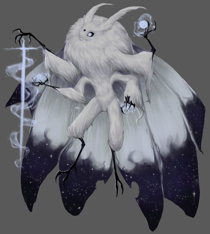 Dreamweaver Moth White Creature, Animal Creatures, Fantasy Beasts, 다크 판타지, Have Inspiration, Creature Drawings, Monster Concept Art, Fantasy Monster, Fantasy Creatures Art