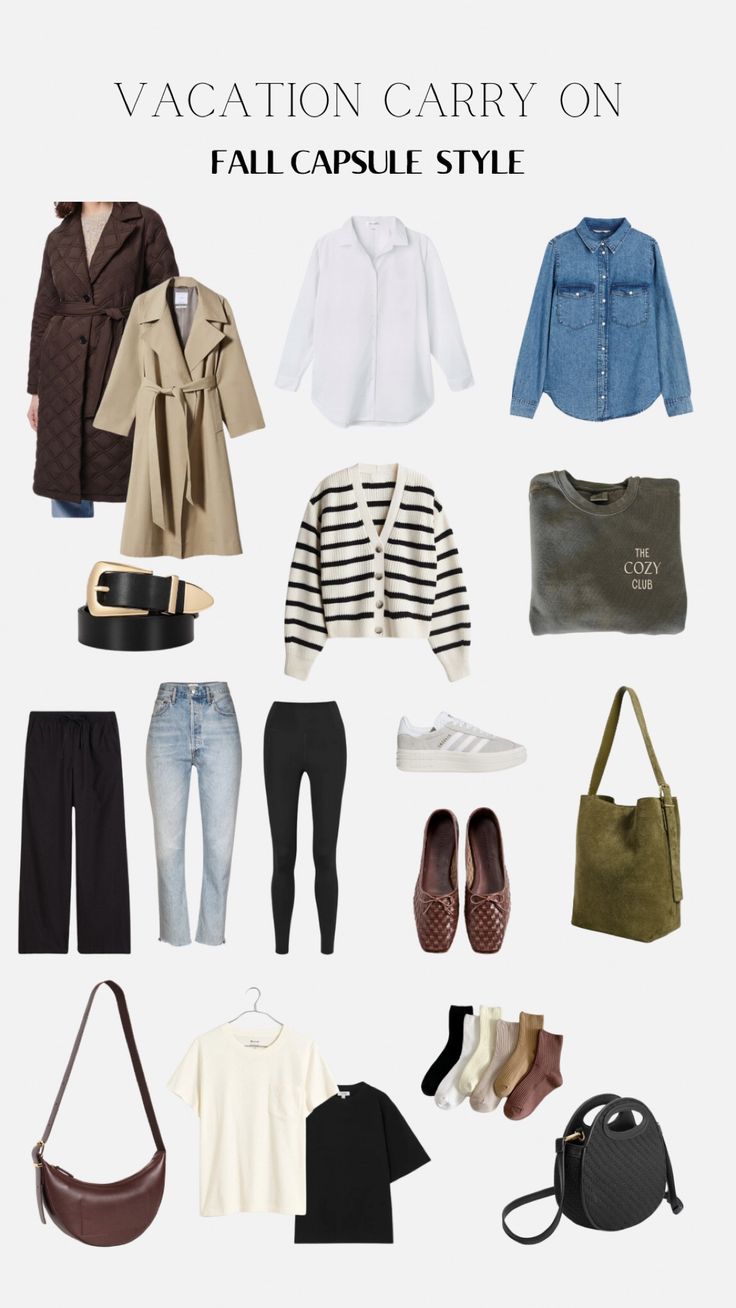 Shop Rib-knit Cardigan and other curated products on LTK, the easiest way to shop everything from your favorite creators. Carry On Capsule Wardrobe Fall, Weekend Trip Outfits Fall, Fall Outfit Capsule, Outfit Voyage, Airport Essentials, Japan Travel Outfit, Outfit Capsule, Fall Packing, Life Challenge