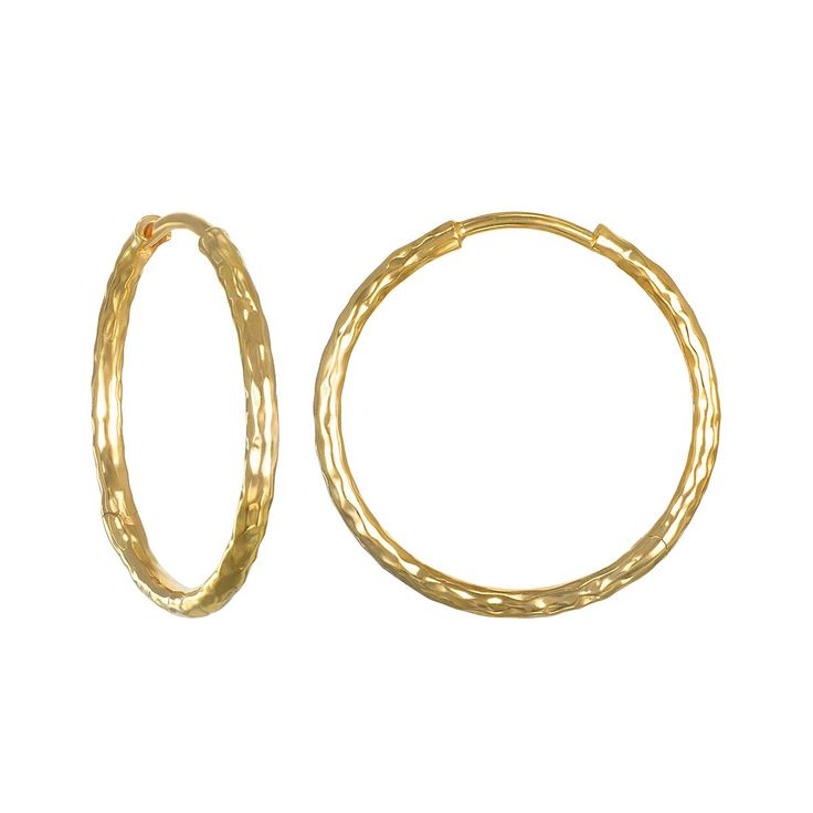 May the infinite light of your beautiful soul shine bright, illuminating the darkness in the world around you. 14kt gold hoop earrings in a timeless medium size offer the perfect accessory for everyday wear. This classic earring style can be cherished for generations. Hoop diameter - 23mm Hoop thickness - 2mm Gold weight - 3.90GM 14kt gold Made in Thailand Lifetime warranty EG0142-14KT Small Hammered Hoop Earrings For Formal Occasions, 14k Gold Halo Hoop Earrings, Classic Hammered Hoop Earrings For Anniversary, Yellow Gold Halo Hoop Earrings, 14k Gold Small Hoop Earrings With Halo, 14k Gold Small Hoop Halo Earrings, Everyday Hoop Earrings With Halo Design, Classic Halo Hoop Earrings For Gift, Yellow Gold Hoop Earrings With Halo