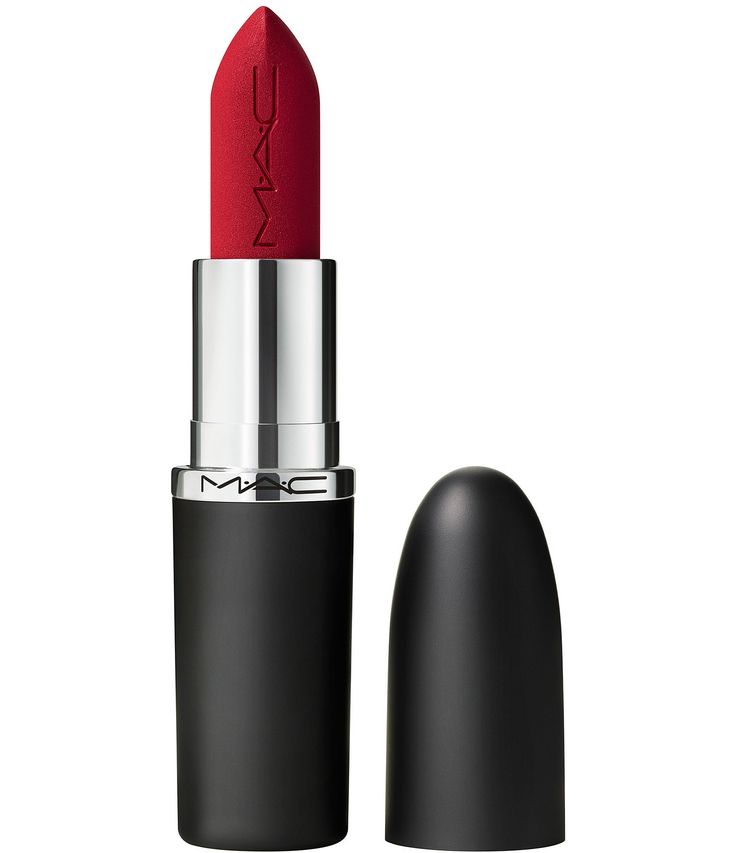 MAC's iconic lipstick has been maxed out to give lips more with a silky-matte finish and good-for-lips formula that looks richer&#x2C; feels better and lasts longer. Get more color with full-coverage&#x2C; pigment-rich payoff in MAC's widest range of artist-approved shades. Get more comfort with a creamy blend of coconut oil&#x2C; shea butter and cocoa butter that conditions and nourishes lips. Get more care with instant and e Mac Red Lipstick, Mac Red Lipsticks, Red Lipstick Matte, Russian Red, Ruby Woo, How To Look Rich, Matte Red, Glamorous Style, Professional Makeup Artist