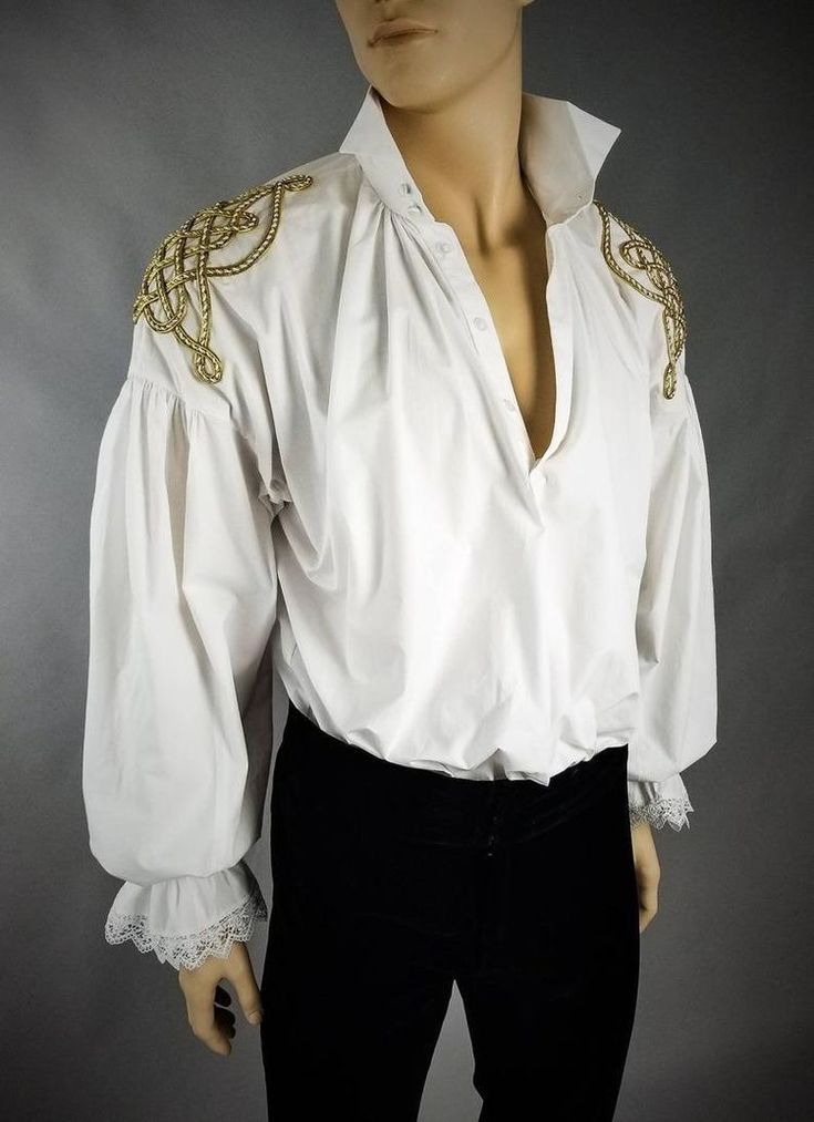 Victorian Shirt, Celtic Clothing, Knot Shirt, Prince Clothes, Poet Shirt, 18th Century Clothing, 18th Century Fashion, Royal Outfits, Century Clothing