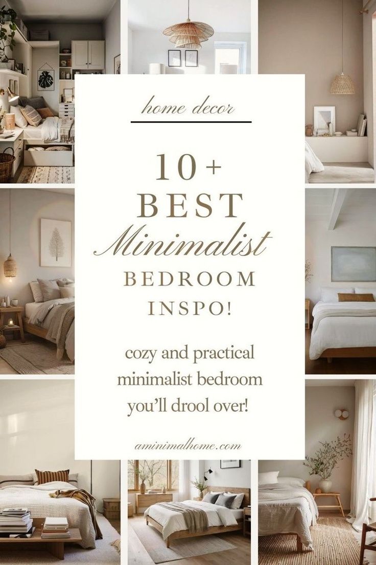 the 10 best minimalist bedroom inspo