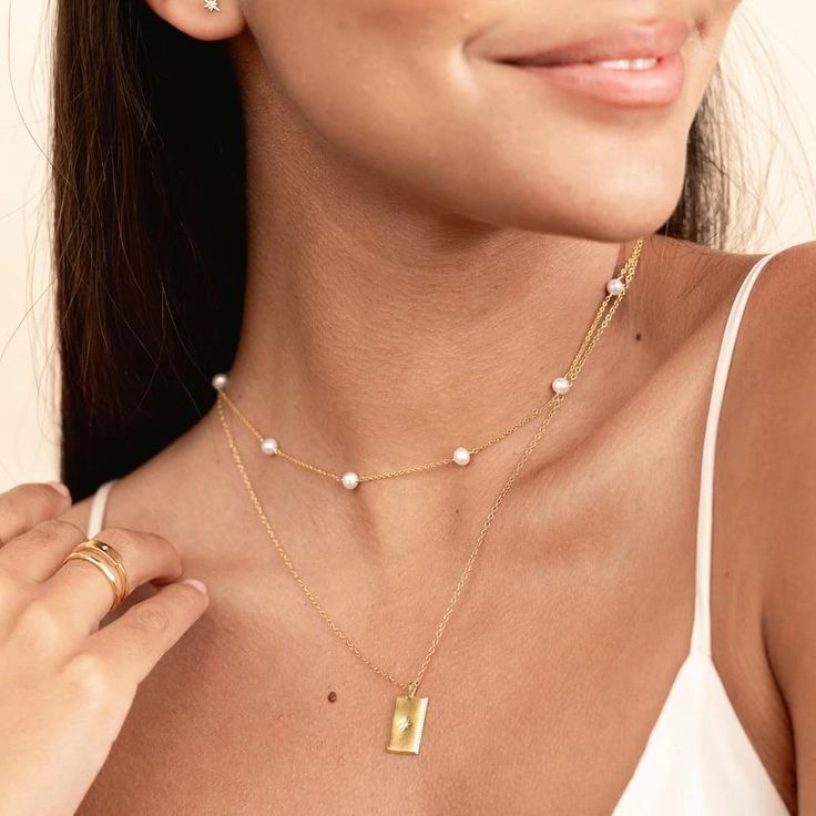 Pearl Necklace | Katie Dean Jewelry Fake Pearl Necklace, Small Pearl Necklace, Tiny Pearl Necklace, Valentine Jewelry, Real Pearl Necklace, Gold Pearl Necklace, Pearl Choker Necklace, Tourmaline Necklace, Gold Choker Necklace