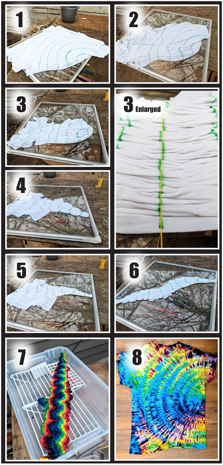 instructions for how to make a diy tie - dyed t - shirt