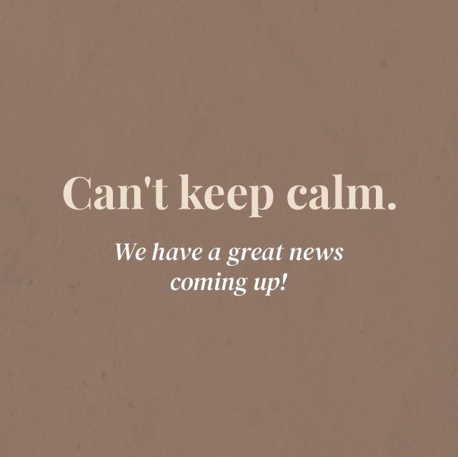 Can't Keep Calm cause we're coming up with something #awesome that we know you'd love🤍

.
#bigannouncement #🥳 #new #bigreveal #somethingnew #suspense #creative #special #specialannouncement #staytuned #change #guess #somethingbigiscoming #bignews #watchthespace #🎉 #excited #excitement #cantkeepcalm New Business Announcement Quotes, Coming Soon Captions For Business, Big News Coming Soon Quote, Relaunching Soon Post, Coming Soon Post Ideas, Coming Soon Design, Beauty Slogans, Support Small Business Quotes, Something Is Coming