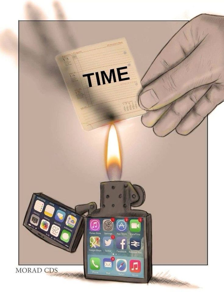 a hand holding a lighter over a cell phone with the word time on it