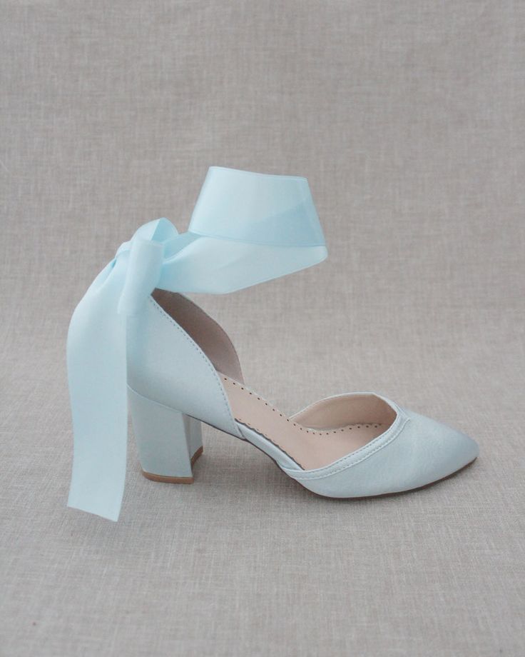 Shop our collection of women shoes in glitter, satin and lace. Perfect for brides, bridal party and evening shoes for other special occasions. FREE SHIPPING FOR US ORDERS $100 AND MORE! Dusty Blue Wedding Shoes For Bride, Low Heel Satin Wedding Heels, Satin Low Heel Wedding Heels, Elegant Wedding Shoes With Satin Bow For Prom, Spring Wedding Satin Heels, Closed Toe Wedding Shoes With Bow For Prom, Satin Wedding Shoes With 4-inch Heel, Spring Wedding Shoes With Bow And Block Heel, Bridesmaid Heels With Satin Bow