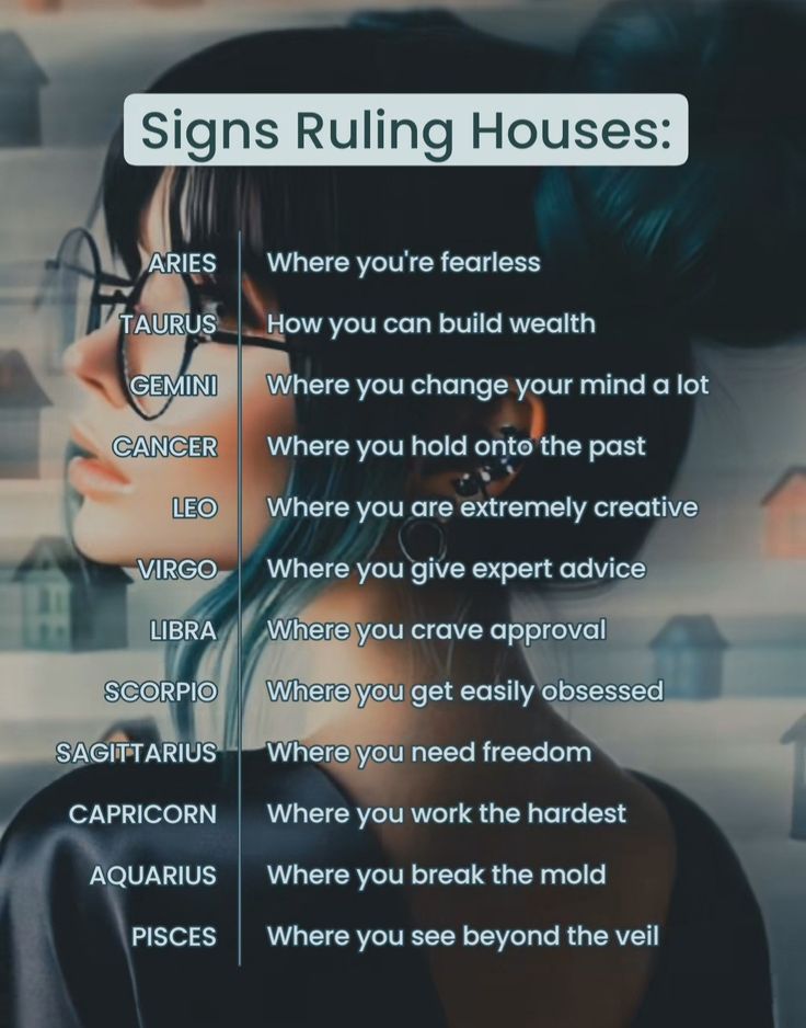 a woman with blue hair standing in front of a sign that says signs pulling houses