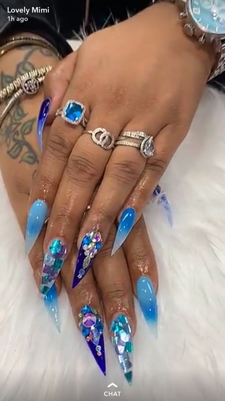 Nails Diamonds, Come Shopping With Me, Nail Shapes Square, Family Dollar, Diva Nails, Unicorn Nails, Stiletto Nails Designs, At Family, Diamond Nails