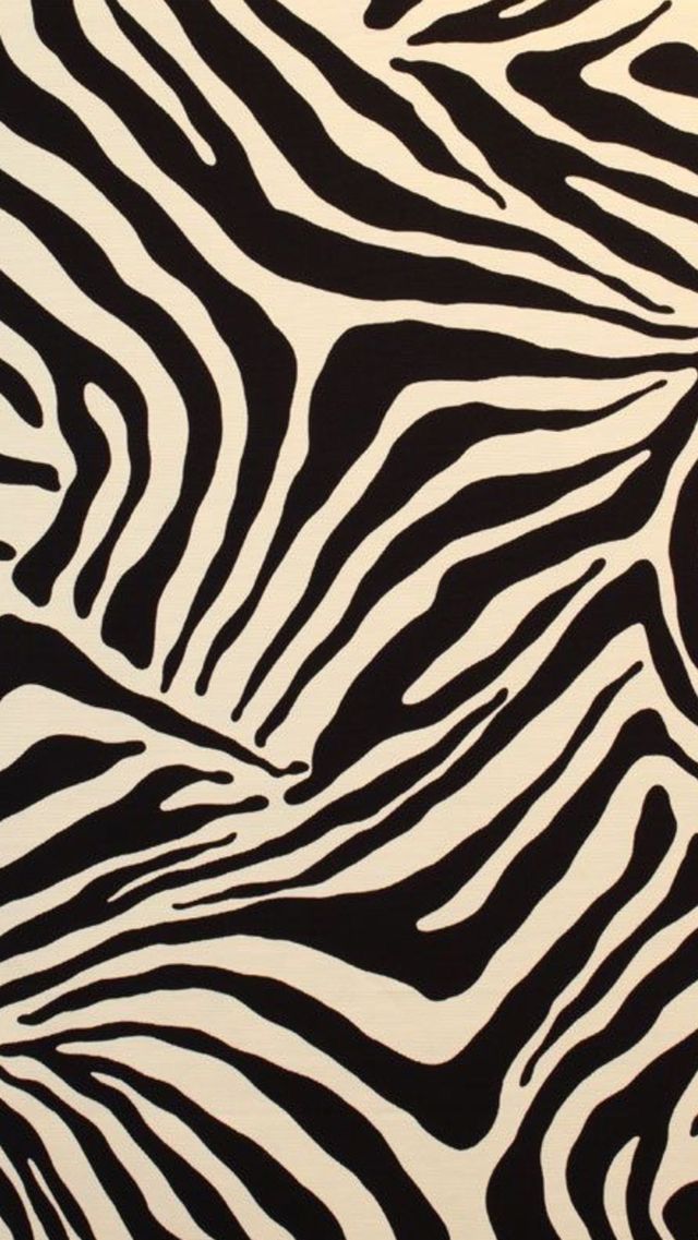 the zebra print is black and white in color