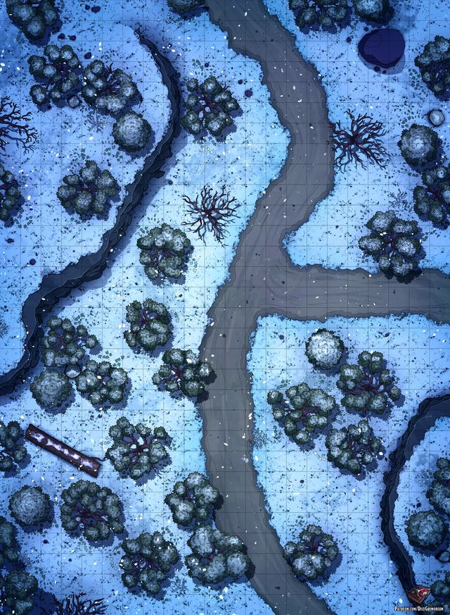 an aerial view of a snow covered area