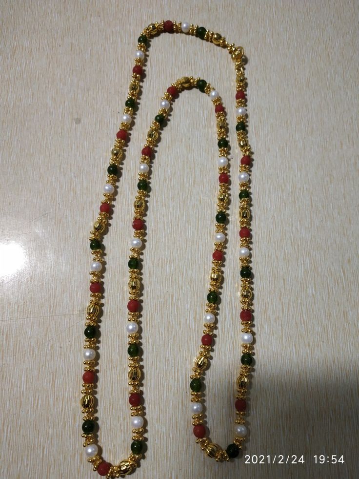 Muthyalu Pagadalu Chain, Pagadala Chains Simple, Pagadala Chains, Gold Buttalu, Emerald Design, Coral Jewelry Set, Dream Rings, Gold Jewels Design, Gold Pearl Jewelry