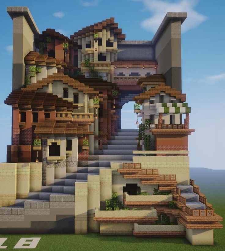 an image of a very nice house in minecraft