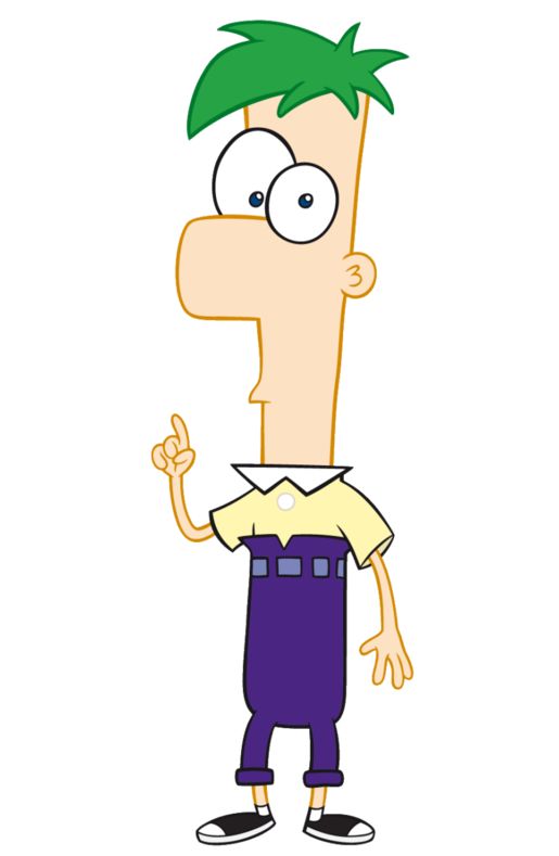 the simpsons character with green hair and purple pants is pointing at something in his hand