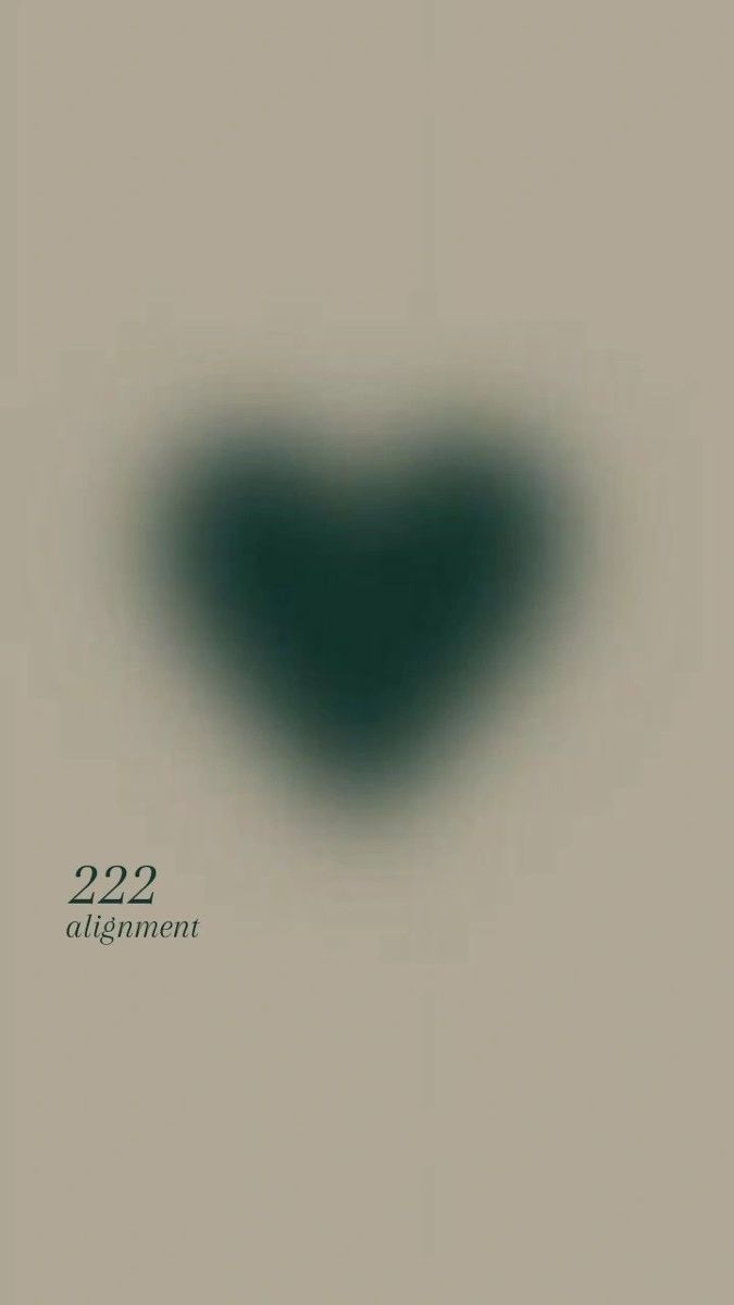 a blurry image of a heart shaped object with the words 299 alignment on it