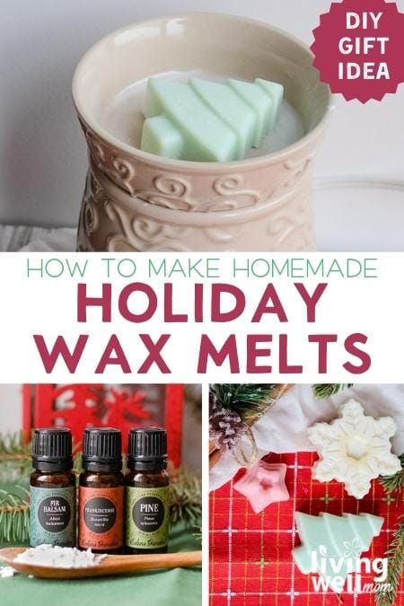 how to make homemade holiday wax melts with diy gift idea for the holidays