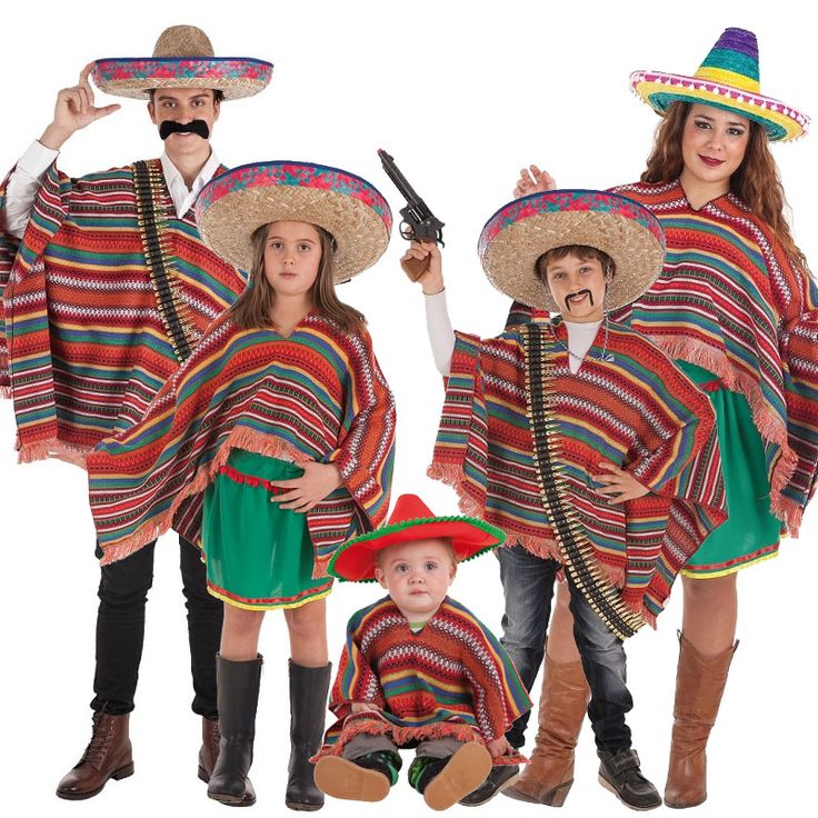 Ponchos, Hats