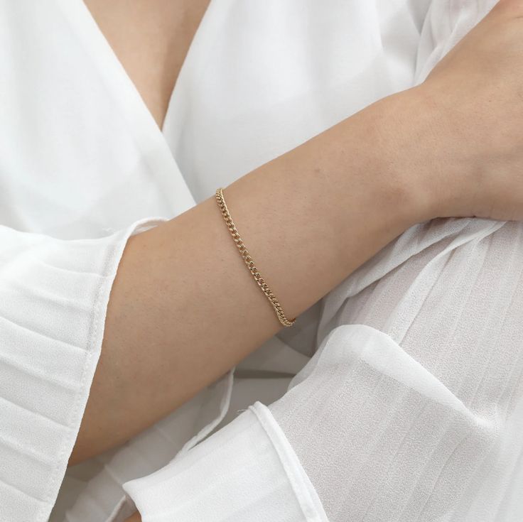 14k Solid Gold Cuban Chain Bracelet Curb Chain Yellow Rose - Etsy Timeless Rose Gold Jubilee Chain Bracelet, Elegant Everyday Gold Curb Chain Bracelet, Elegant Cuban Link Bracelet For Everyday, Classic Rose Gold Box Chain Bracelet, Elegant Curb Chain Bracelets For Anniversary, Dainty Gold Curb Chain Bracelet, Elegant Curb Chain Bracelet For Anniversary, Elegant Everyday Cuban Link Bracelet, Gold Plated Curb Chain Bracelets