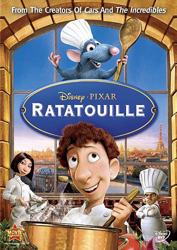 the dvd cover for ratatouille