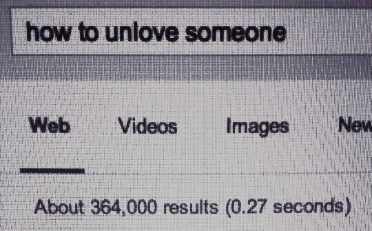 a computer screen with the words how to unlov someone on it and images below