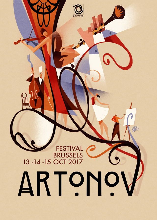 the poster for festival artonov