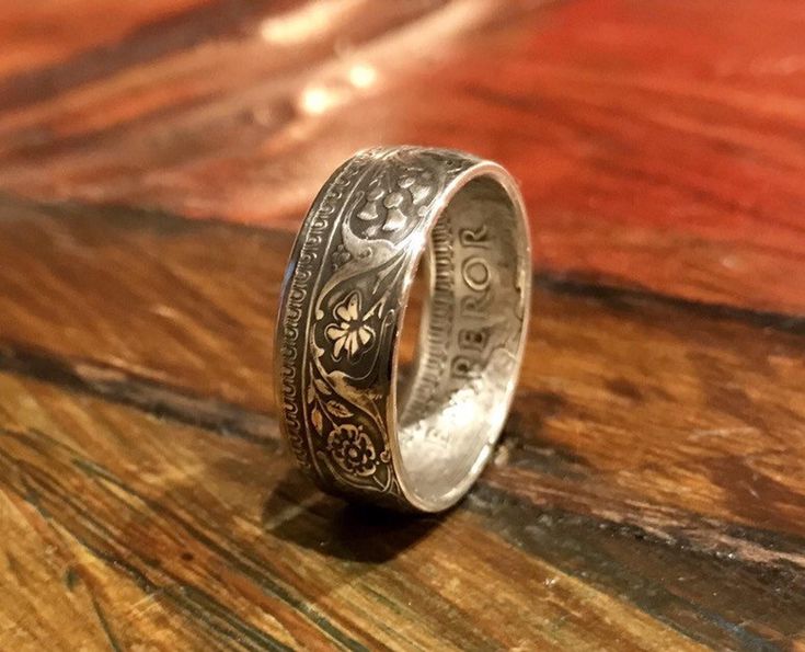 Silver One Rupee Coin Ring | Etsy One Rupee Coin, Bf Love, Half Dollar Coin, Broken Arrow, Cedar Rapids, Coin Ring, Beautiful Rose Flowers, Rose Flowers, Queen Victoria