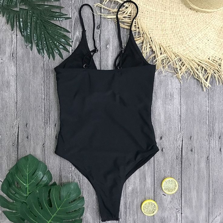 Item Type: One Pieces Sport Type: Swim Material: Polyester Material: Spandex Gender: Women Pattern Type: Solid Fit: Fits true to size, take your normal size year: swimwear women 2019 season: spring summer autumn winter color: black decoration: swimming suit for women style: beachwear size: S, M, L, XL suitable: bathing suit women Print: Sexy Backless Design: one piece swimsuit Black Stretch Bodysuit For Sunbathing, Black One-piece Swimsuit For Spring, Summer Black Stretch Swimwear, Summer Solid Color Swimwear, Fitted Black Swimwear For Summer, Black Bodysuit For Beach Season Sunbathing, Black Stretch Swimwear For Summer, Black Beachwear One Piece For Poolside, Black Nylon Tankini For Beach Season