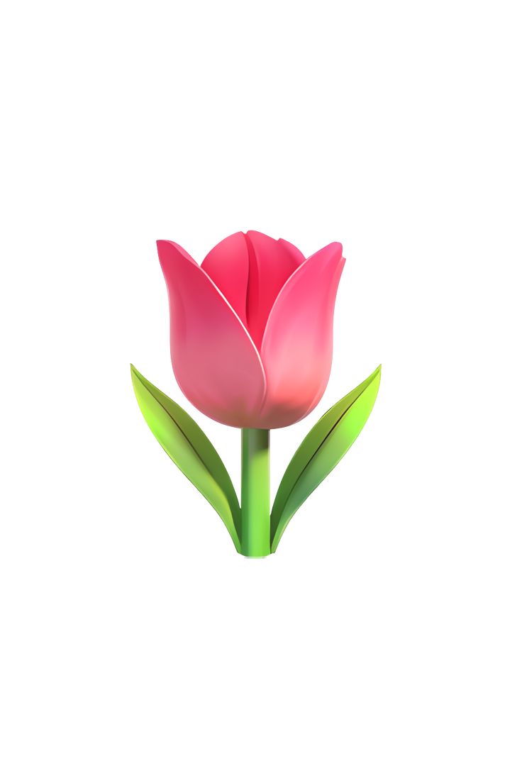 The emoji 🌷 depicts a pink tulip with a green stem and leaves. Tulip Png Aesthetic, Pink Iphone Emoji, Flower Emoji Iphone, Ios Cute Emoji, New Iphone Emoji, Cute Emoji Png, Ios Emoji Iphone, Iphone Emoji Png, Tulip Png