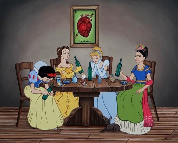 three women sitting at a table with wine bottles in their hands and the caption reads, when he shaves his beard