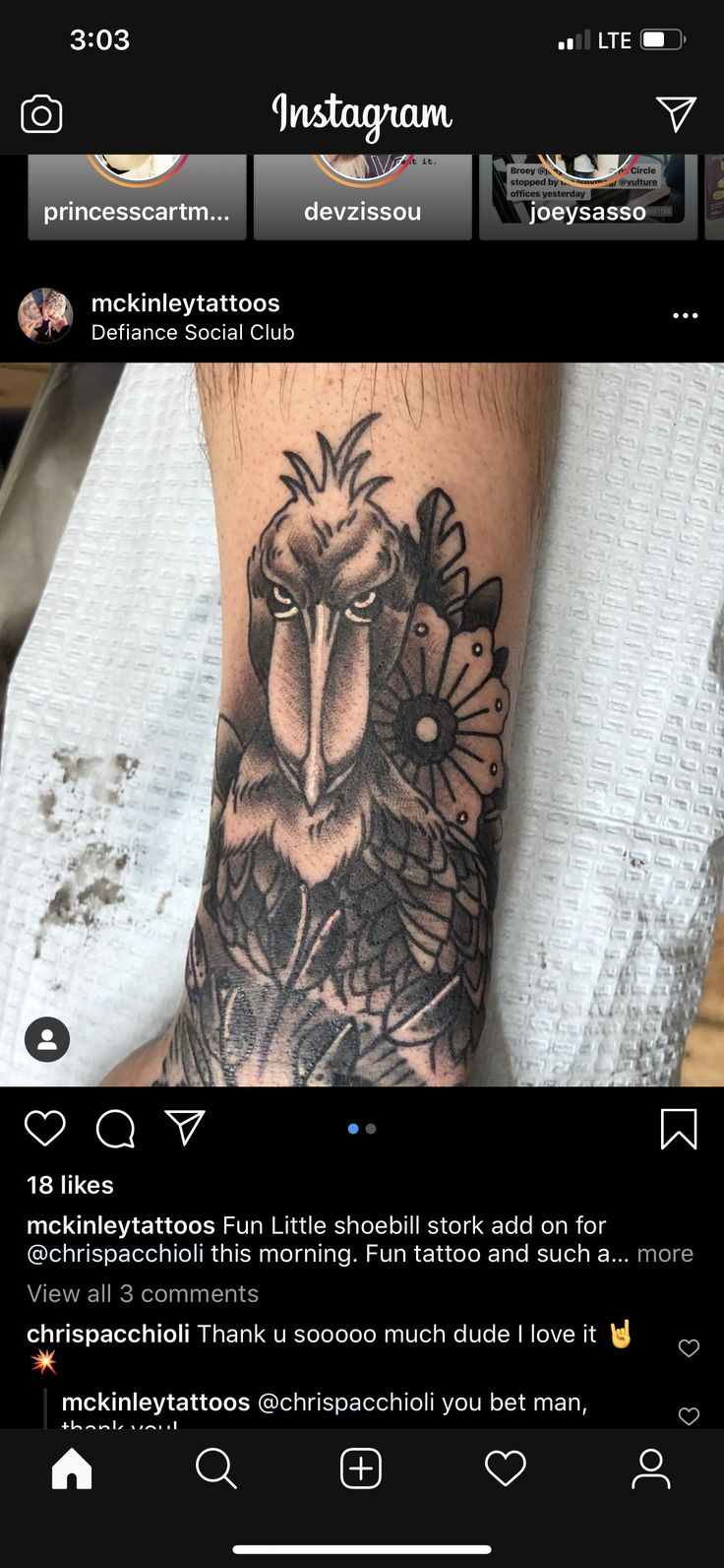 a person with a tattoo on their arm and the words instagramr above it