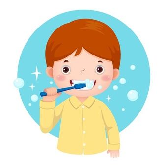 Premium Vector | Cute girl brushing her teeth in pijamas Brush Teeth Clipart, Teeth Clipart, Teeth Illustration, Daily Routine Activities, Teeth Clip, Tooth Cartoon, Sikat Gigi, Brush Teeth Kids, Kids Vector