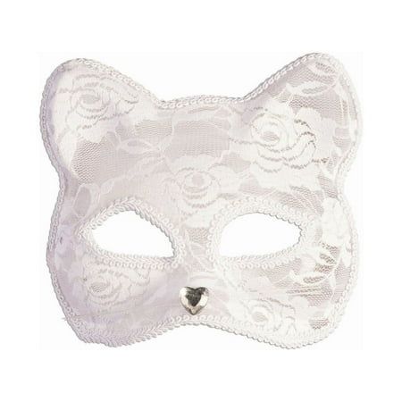 You can mark your territory as the best cat costume in the room when you have our Lace Cat Mask Accessory - White to make you stand out! This classy looking mask is going to give you all the feline grace you need to get out on the dance floor. You can even get some hilarious cat jokes going with this mask, so if you end up chasing a red dot along the wall this Halloween you?ll know your costume is a success! Size: One-Size. Cat Design Eye Mask For Costume Party, Masquerade Masks With Cat Design And Cat Ears, Eye Covering Mask, White Cat Costume, Masquerade Ball Outfit, Masquerade Ball Outfits, Ball Outfit, Lace Costume, Mask White