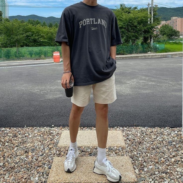 Summer Male Outfits Casual, Male Outfits Shorts, Male Outfits Aesthetic Summer, Men’s Outfits Summer, Male Shorts Outfits, Male Outfits Summer, Outfit Ideas Men Summer, Summer Male Outfits, Men Outfits Casual Summer