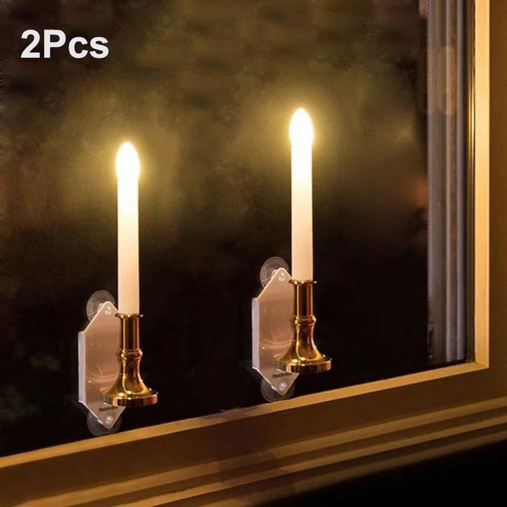 45522762301663 Window Candle Lights, Led Window Candles, Solar Candles, Solar Windows, Solar Powered Lamp, Window Candles, Indoor Window, Led Candle Lights, Fence Decor