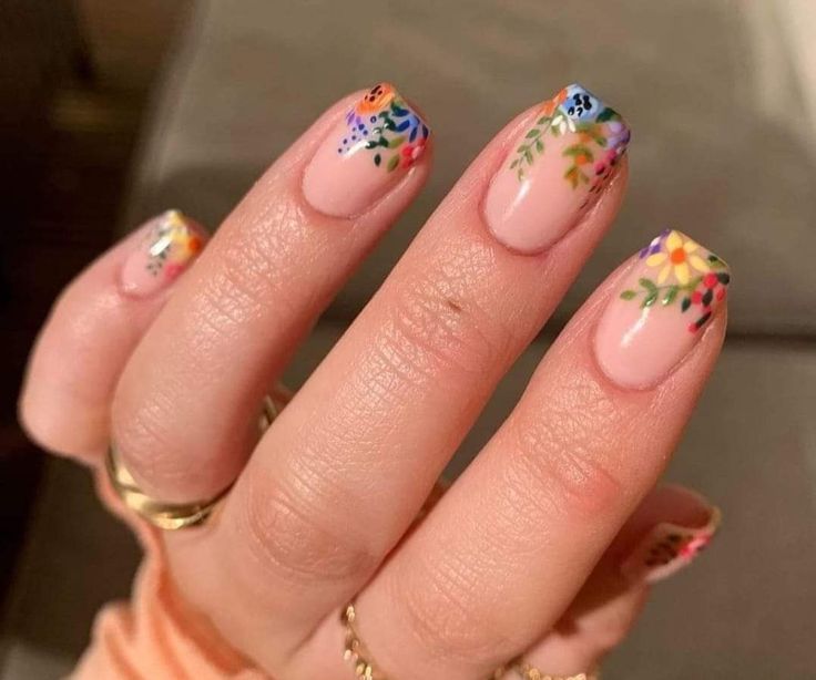 Biab Nails, Floral Nail Designs, Summery Nails, Modern Nails, Work Nails, Shellac Nails, Skin Hair, Wedding 2024, Short Nail Designs