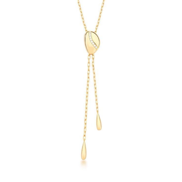 Introducing our 18K Gold-Plated Tie Necklace with Zirconias — a statement of refined elegance and timeless glamour. Versatile and chic, this piece effortlessly elevates any ensemble, making it the perfect accessory for both casual and formal occasions. 15.75in + 2in extender 40CM + 5CM Elegant Cubic Zirconia Drop Necklace, Elegant Formal Diamond Necklace With Adjustable Chain, Elegant Teardrop Pendant Drop Necklace, Elegant Gold Diamond Necklace With Clavicle Chain, Elegant Lariat Necklace With Adjustable Chain, Elegant Gold-tone Diamond Jewelry, Elegant Diamond Teardrop Pendant Necklace, Elegant Teardrop Pendant Diamond Necklace, Elegant Teardrop Diamond Necklace