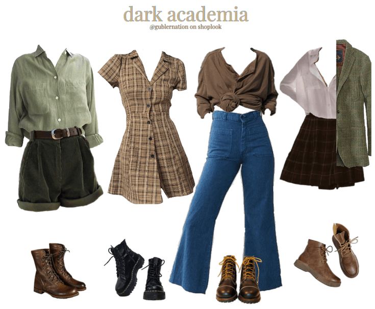 Cute Outfits Academia, Dark Academia Outfit Shoes, Dark Academia For Summer, Dark Feminine Aesthetic Outfits Plus Size, Dark Academia Outfit Board, Dark Academia In Summer, Summer Academia Fashion, How To Dress Dark Academia, Dark Academia Niche