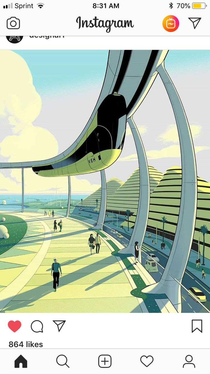 an artist's rendering of people walking on a walkway