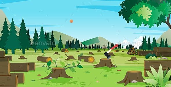 Destroyed forests. Destroyed Forest, Forest Background, Easy Drawings Sketches, Vector Background, A Tree, Background Design, Drawing Sketches, Easy Drawings, Forest