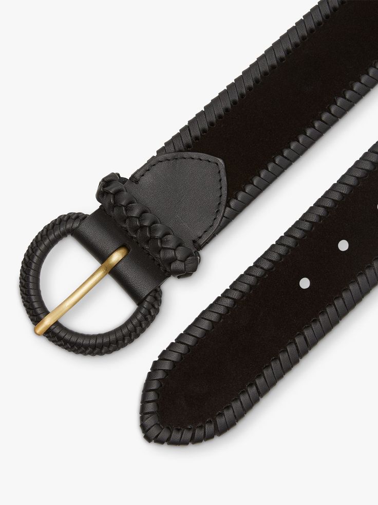 Subtle yet stylish, this belt from Boden is made from luxury suede with a woven leather trim for a tactile addition to any outfit. Luxury Belt, Bag Inspiration, Luxury Belts, Women's Belts, Sport Outfit Woman, Wrap Belt, Suede Belt, Belt Black, Genuine Leather Belt