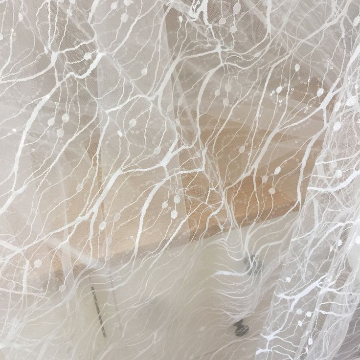 Gorgeous wave geometric tulle lace fabric width is about 150cm Priced by one yard, more purchase will be cut into one piece . back to shop : https://www.etsy.com/shop/Retrolace?ref=seller-platform-mcnav Embroidered Lace Wedding Dress, Wedding Body, Applique Lace, Tulle Embroidery, Bridal Bolero, Veil Wedding, Illusion Tulle, Wedding Dresses With Straps, Alencon Lace