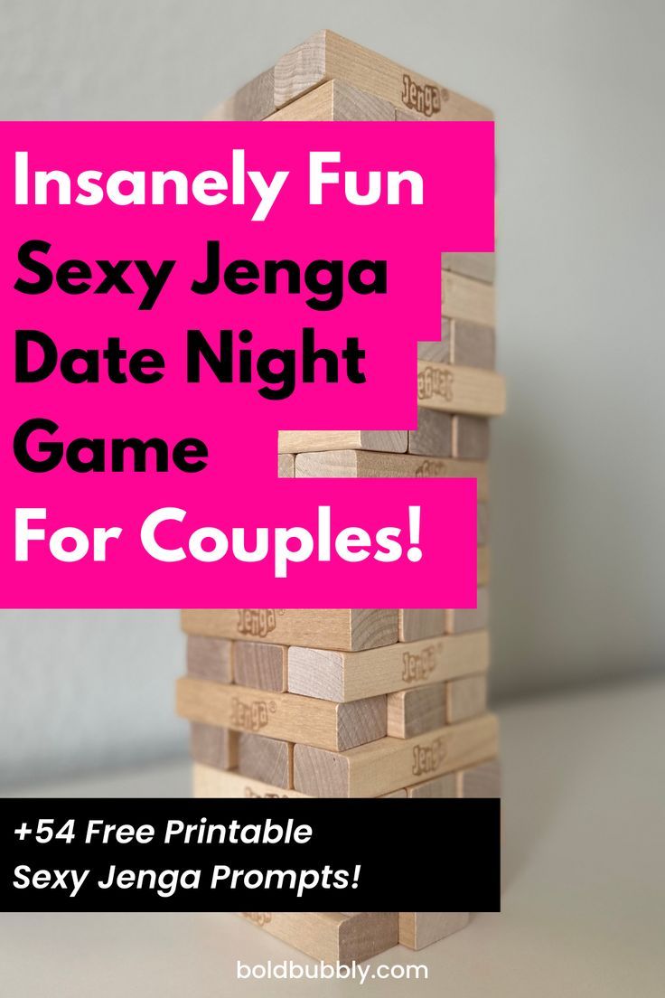 sexy jenga Dirty Jenga Ideas, Jenga Diy, Fun Couple Games, Game For Couples, Couples Game Night, Date Night Games, Date Night Ideas For Married Couples, Jenga Game, Romantic Date Night Ideas