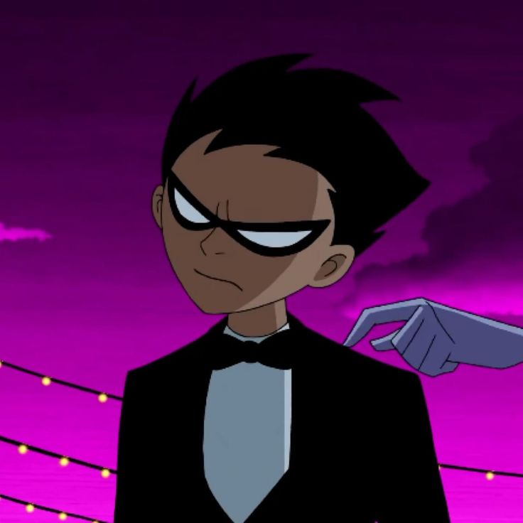 an animated image of a man in a tuxedo