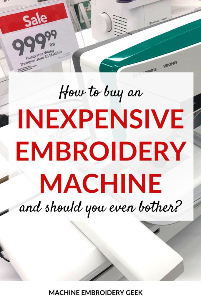 the inside of a refrigerator with text overlaying how to buy an expensive embroidery machine and should you even get one?