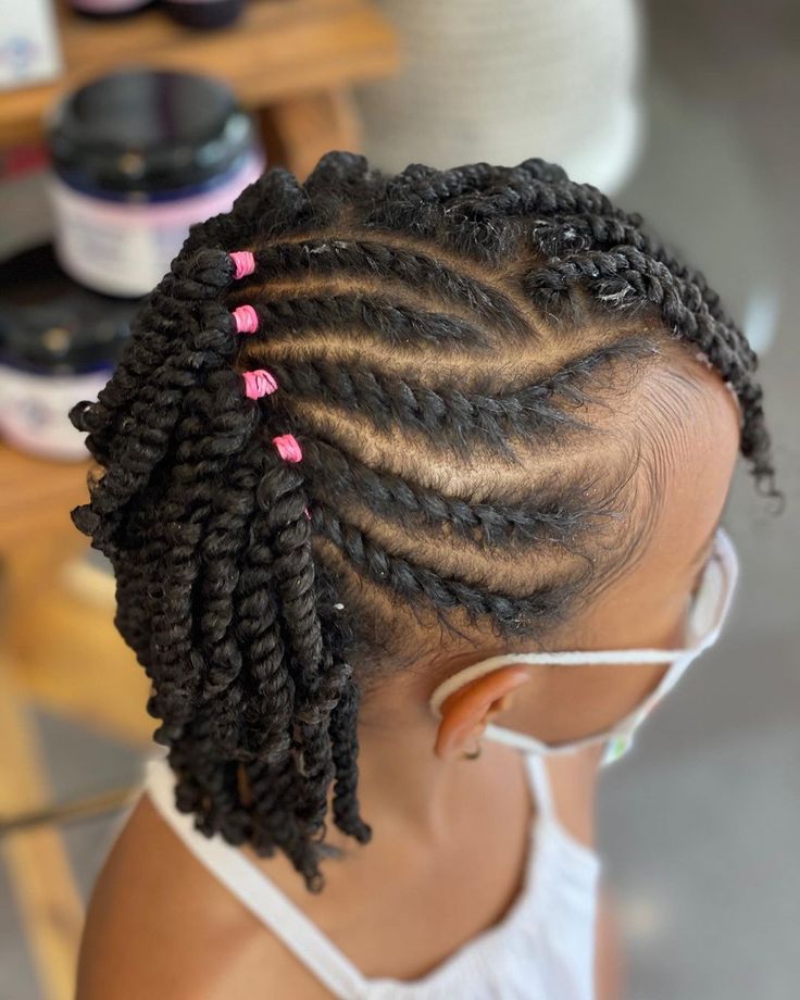 K&C Twist Bar & Braiding | ✨Gorgeous Kids Two Strand Twist ✨ . . . . Styled by Crystal . . . . #naturalhair #teamnatural #frobabies #naturalkids #curlyhair… | Instagram Up Down Hairstyles Natural Hair, Kid Two Strand Twist Styles, Girl Two Strand Twist Styles, Braids And Twists Hairstyles Kids, Flat Twist Toddler Hairstyles, Two Strand Twist Kids Girl Hairstyles, Kids Twists Hairstyles, Hair Styles For Little Black Girls Kids Twists, Toddler Two Strand Twist Styles