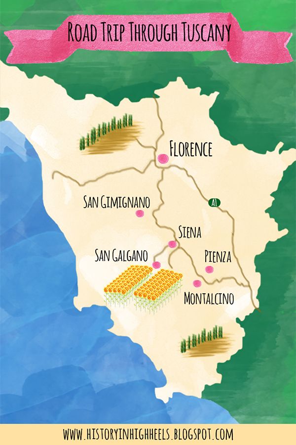 the road trip through tuscany is an easy and fun way to get there